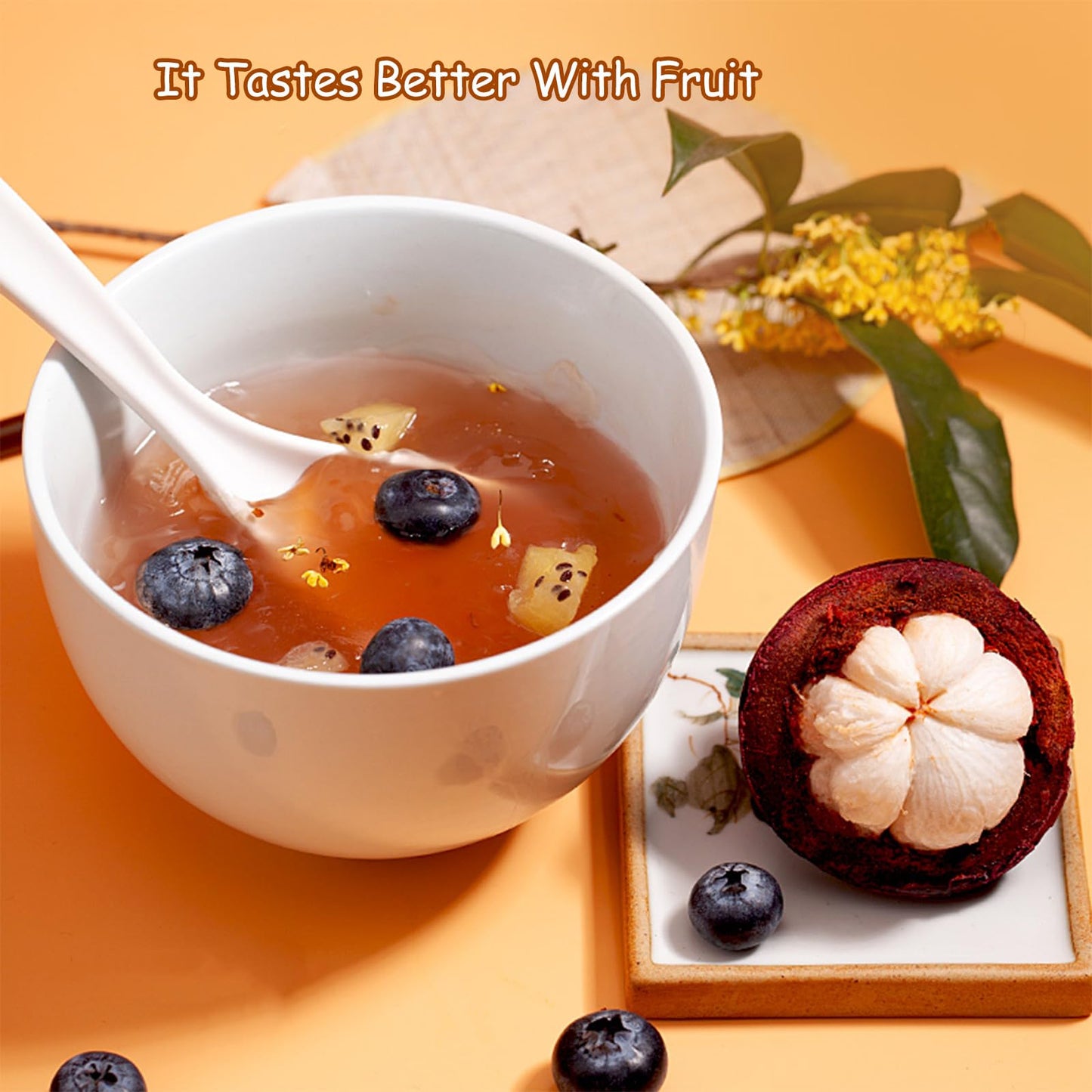 Chia Seed Osmanthus Nut Lotus Powder,莲藕粉,Instant Breakfast Powder,Nutritious Meal Replacement Powders,for Homemade Porridge, Hot Pot & Asian Desserts