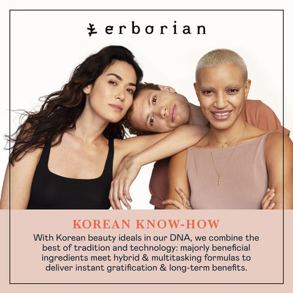 Erborian Ginseng Super Serum, Anti‑Aging, Hydrating Peptide Complex, Smooths Texture & Evens Tone For Soft Skin & Natural Glow, Korean Skincare