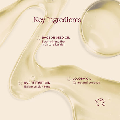 HANNI Good Aura Dry Body Oil, Lightweight After-Shower Moisturizer with Jojoba, Coconut, Baobab, and Buriti Oils, Non-Greasy Skincare for Soft Skin, 100 mL / 3.38 oz