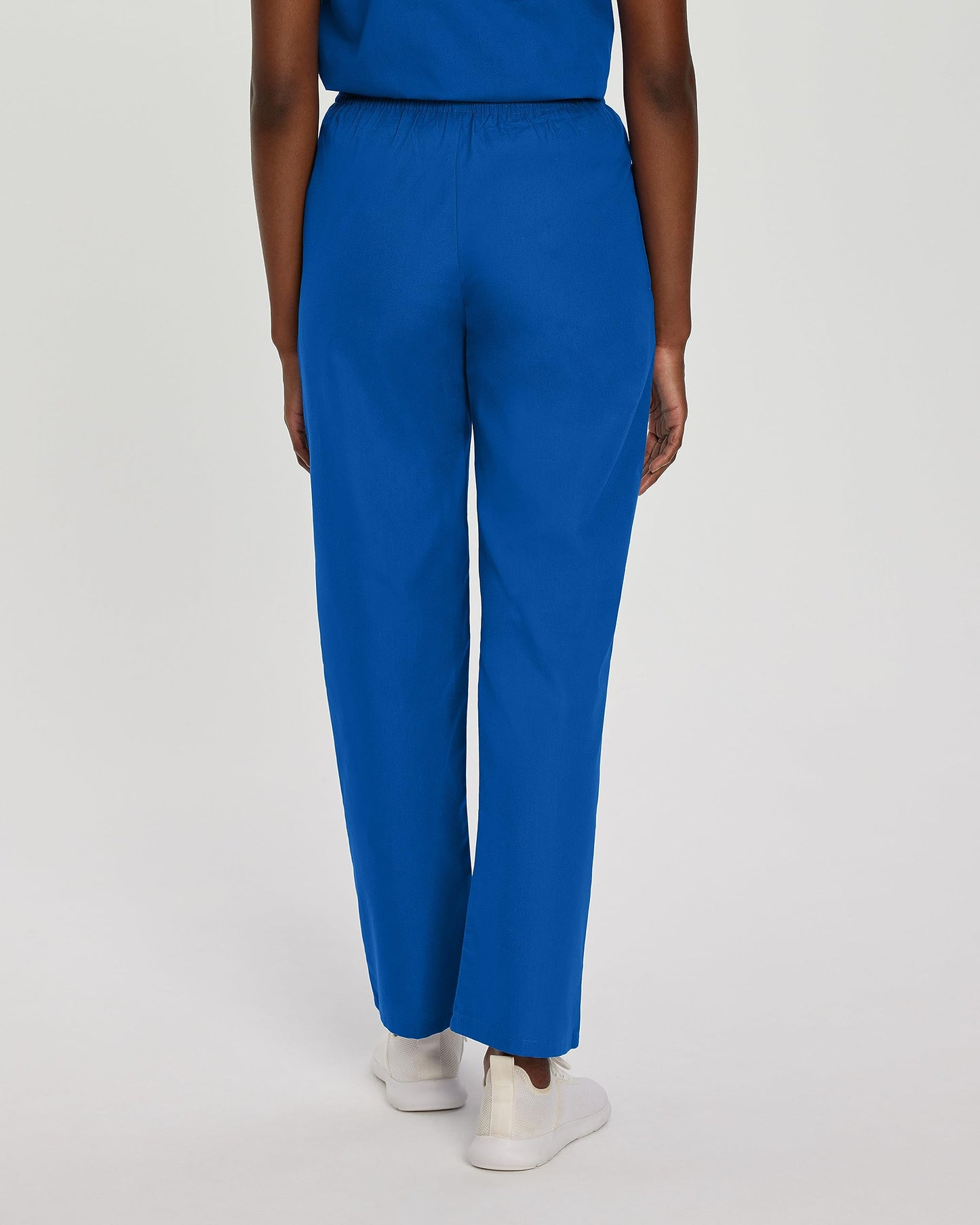 Landau Essentials Relaxed Fit 2-Pocket Elastic Scrub Pants for Women 8327