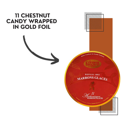 Marrons Glaces - Candied Chestnuts, 9.17 oz.
