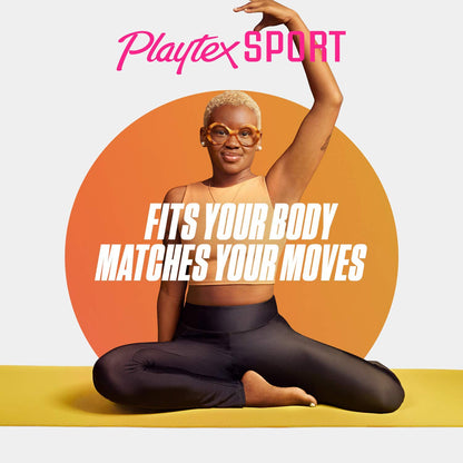 Playtex Sport Tampons, Super and Super Plus Absorbency, Unscented - 68 Count