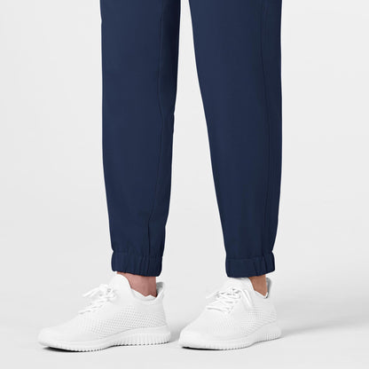 WonderWink Womens Jogger Medical Scrubs Pants, Navy, X-Large US