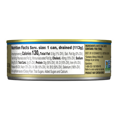 StarKist Selects No Salt Added Chunk White Albacore Tuna in Water, 4.5 oz (12 Pack) Canned Tuna Fish, Wild Caught, Gluten Free, Ready to Eat, Perfect for Salads, Keto Meals & Snacks, 30g Protein
