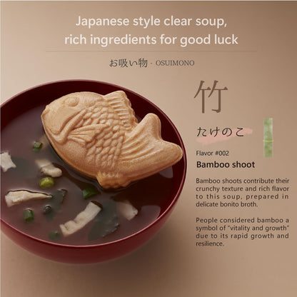 Japanese traditional flavor soups gift 6pack(Mushroom, bamboo, plum)