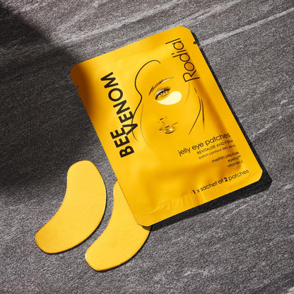 Rodial Jelly Eye Patches Bee Venom (1 Sachet), Rejuvenate and Firm, Cooling Jelly Technology, Anti-puffiness for Under Eyes, Vitamine C for Revitalised and Luminous Eye Look