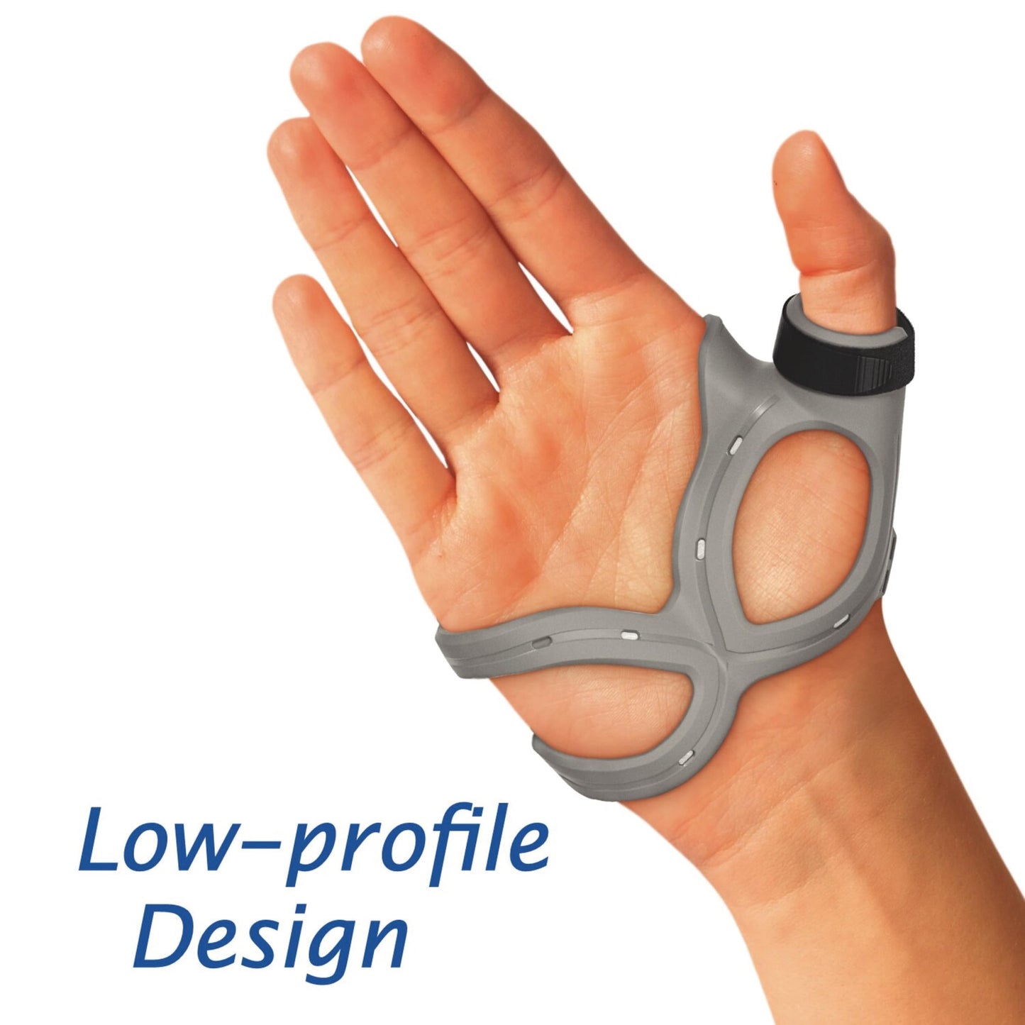 Actimove Professional Line Rhizo Forte Thumb Orthosis –Thumb Brace for Osteoarthritis, Skier’s Thumb, Rheumatoid Arthritis, Sprains – Patented Design – Right – Grey, Medium
