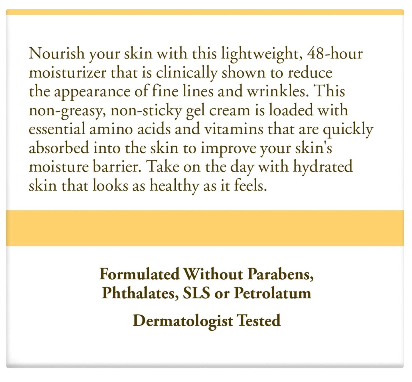 Burt's Bees Skin Nourishment Hydrating Gel Cream for Normal to Combination Skin, 1.8 Oz (Package May Vary)