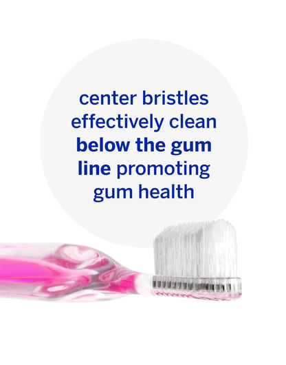 Supersmile Crystal Collection Toothbrush - Whitening Tooth Brush w/Ergonomic Handle - Patented 45° Soft Nylon Bristle Tooth Brushes for Adults & Children