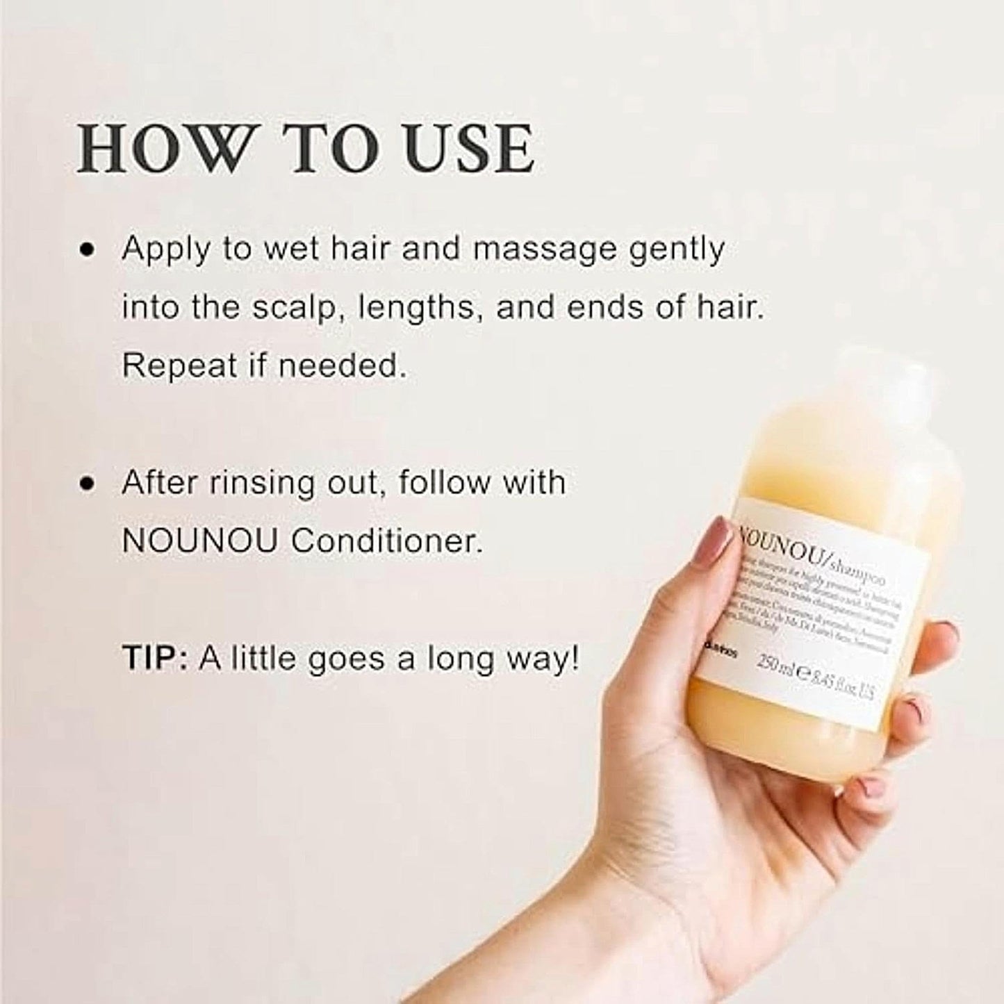 Davines NOUNOU Hydrating Deep Shampoo & Conditioner