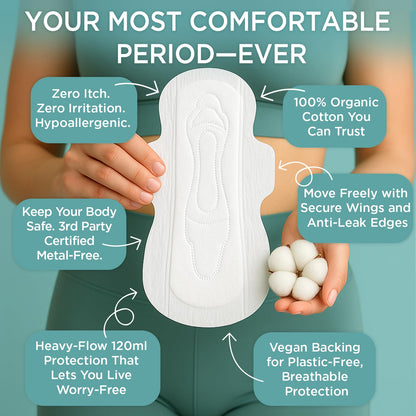 Organic Cotton Tampons & Pads Feminine Care Bundle
