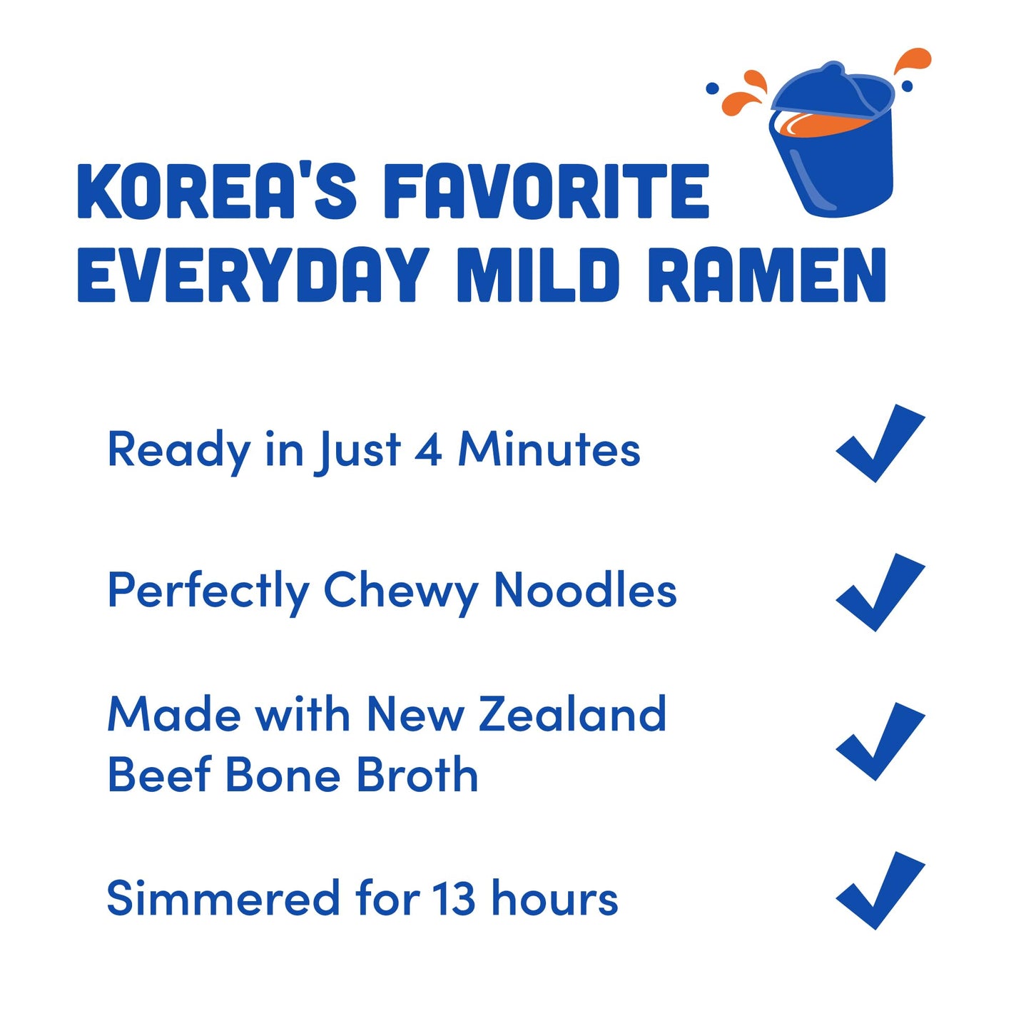 OTOKI Jin Ramen Mild Cup Noodles – Authentic Korean Instant Cup Ramen with 13-Hour Simmered Beef Bone Broth, Savory & Smooth Flavor, Ready in 4 Minutes, 2.29 oz (Pack of 6)