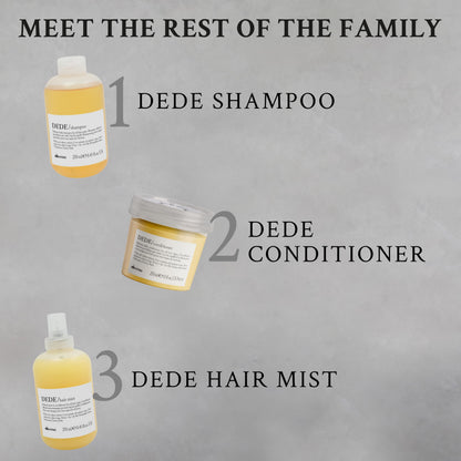 Davines DEDE Conditioner, Daily Lightweight Moisturizing Formulation For Normal And Fine Hair