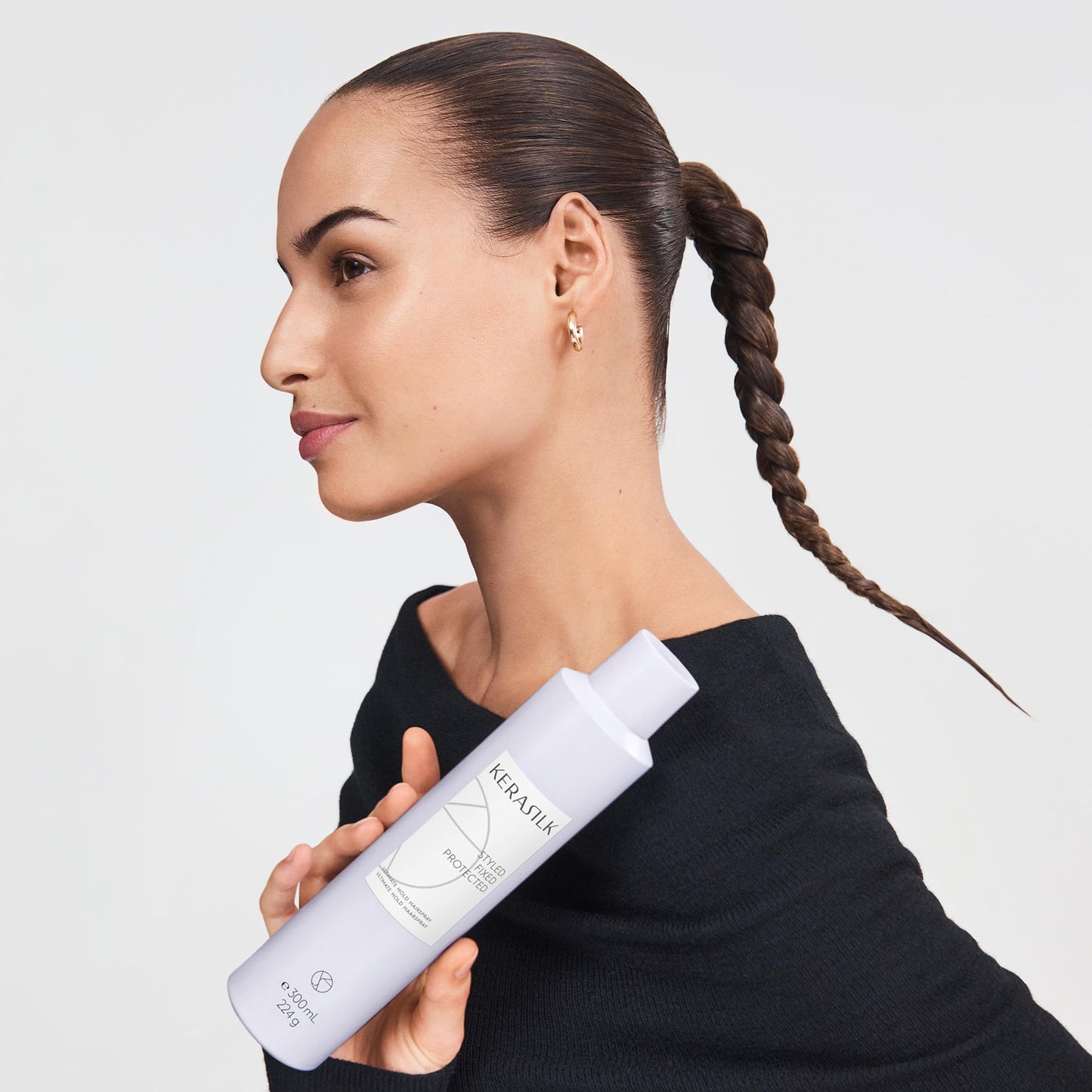 Kerasilk Ultimate Hold Hairspray for Ultra-Strong Hold & Shine, Vegan and Sulfate-Free, 300 ml