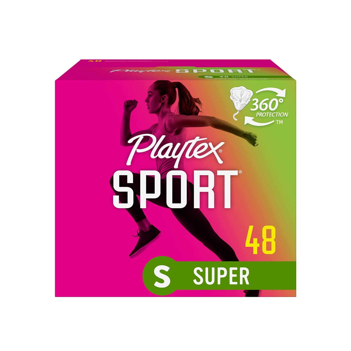Playtex Sport Tampons 48ct and Carefree Panty Liners 120ct Bundle