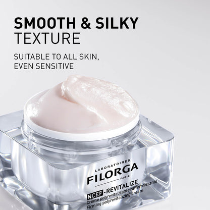 Filorga NCEF-Revitalize, A Concentrated Anti-Aging and Skin Strengthening for Smoother Brighter Skin Texture with NCEF Complex Containing Hyaluronic Acid, Amino Acids, and Co Enzymes
