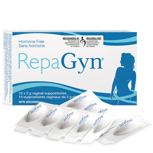 RepaGyn's Vaginal Moisturizer |Useful in Burning, Itching, Vaginal Lubrication | Natural and Non-hormonal | Effective in Menopause Dryness and Mucosa Healing