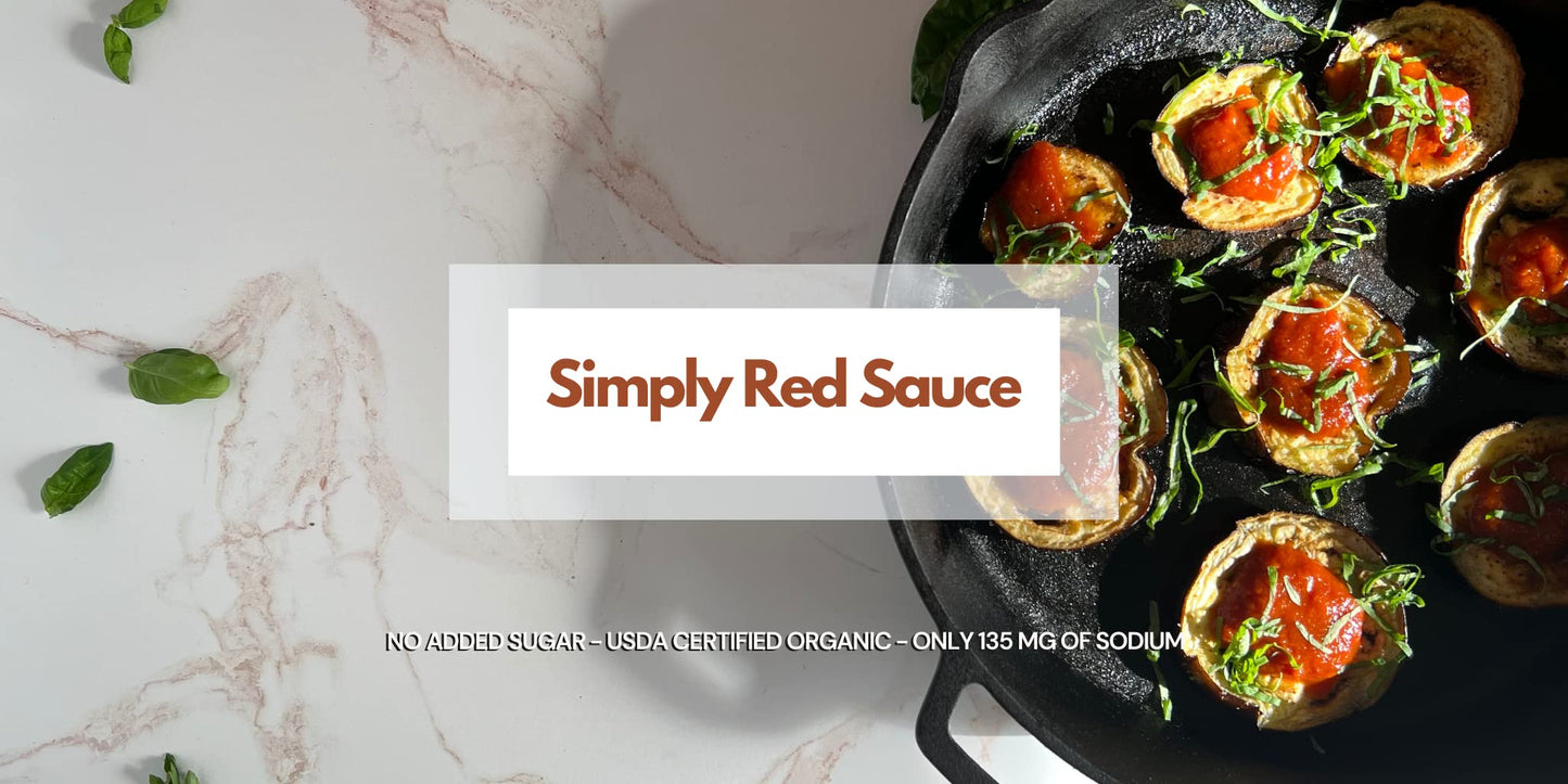 Dave's Gourmet Organic Simply Red Sauce - Non GMO, Vegan, Gluten Free Tomato Sauce
