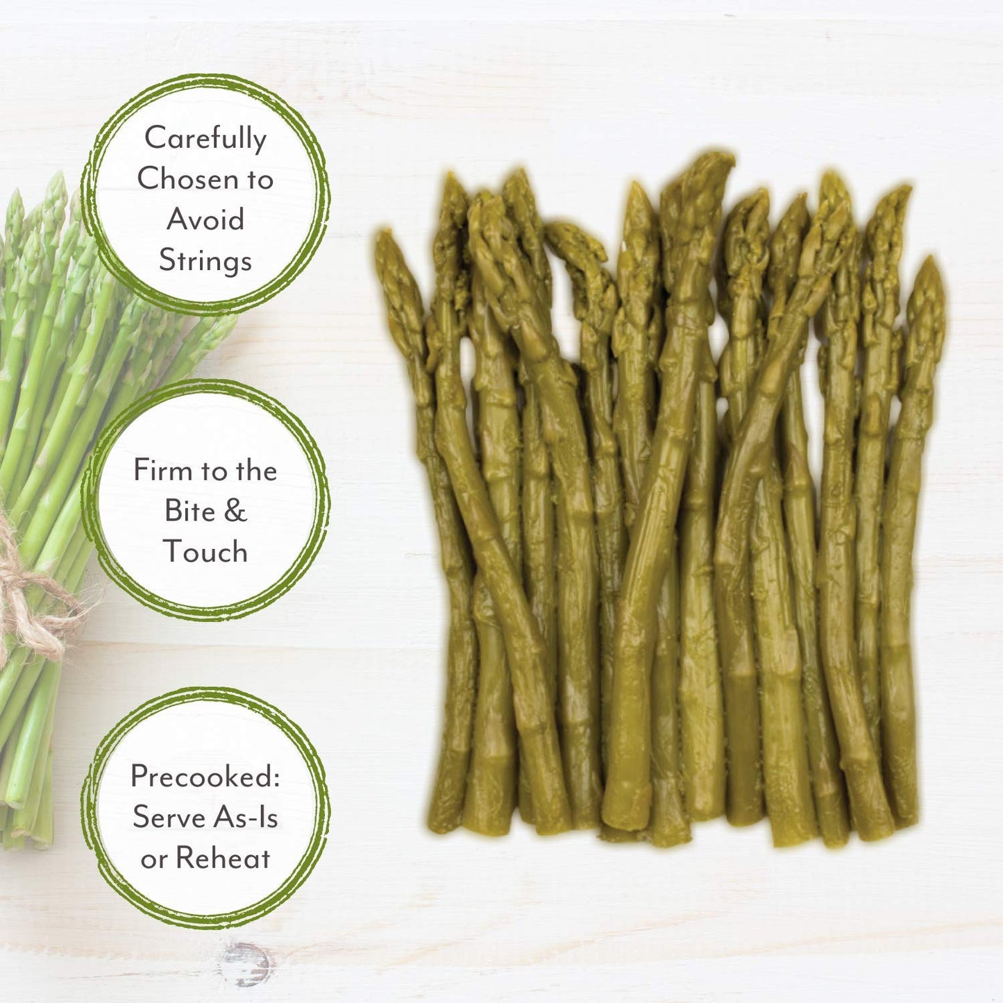 Roland Foods Whole Green Asparagus Spears, Specialty Imported Food, 14.1 Ounce Can, Pack of 1