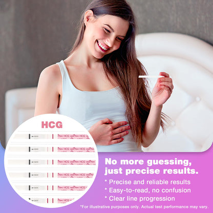 Easy@Home 50 Ovulation Test Strips and 20 Pregnancy Test Strips Combo Kit, (50 LH + 20 HCG)-Package May Vary