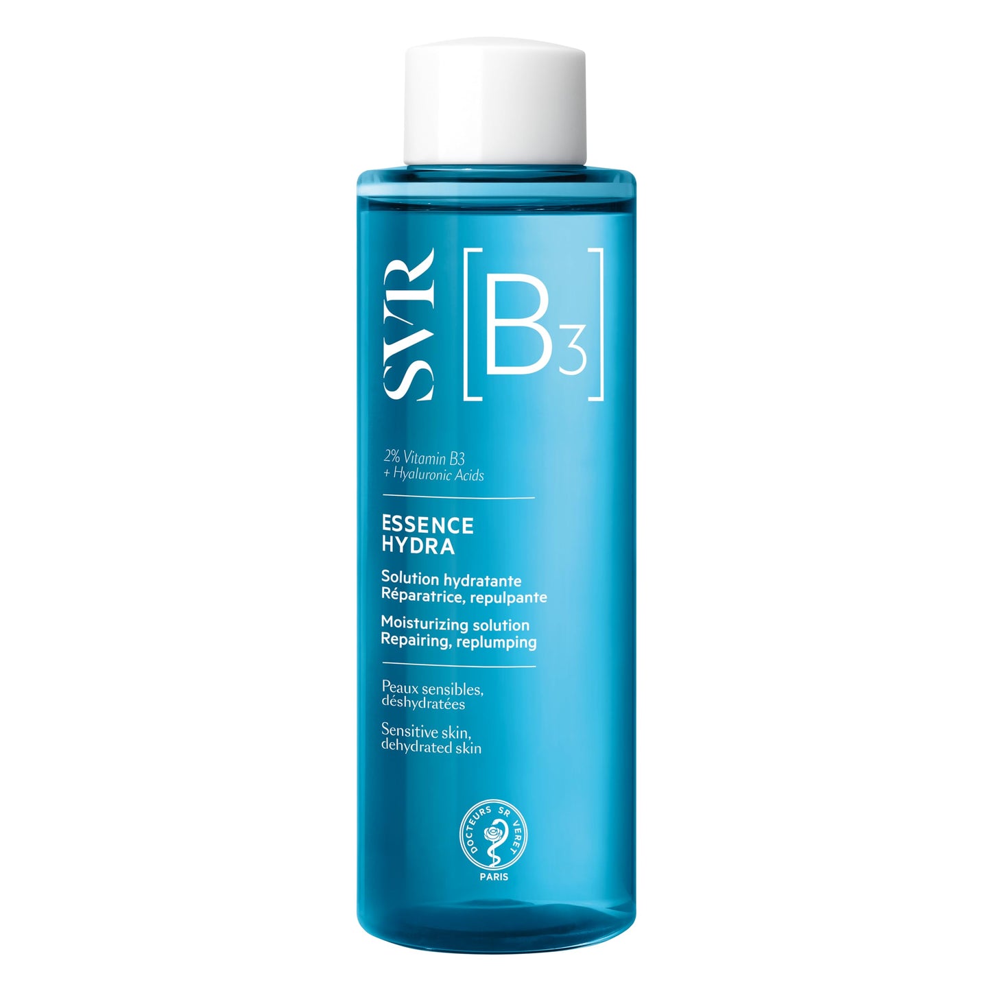 SVR Hydra Face Essence - Soothe, Smooth and Hydrate for 24hrs - 2% Niacinamide & Hyaluronic Acid Moisturizing & Hydrating Toner for Dehydrated Dry, Sensitive Skin. Fragrance Free, 5 fl.oz.
