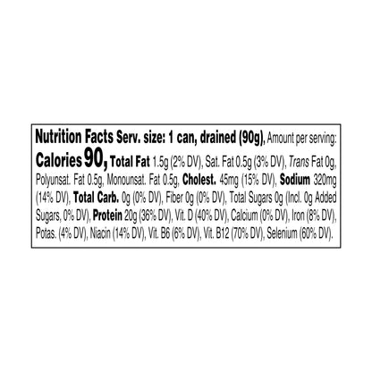 Blue Harbor Fish Co. Wild Pink Salmon in Water No Salt Added - 5 oz Can (Pack of 12)