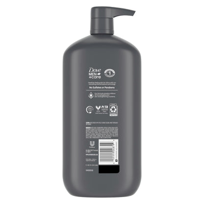 DOVE MEN + CARE Body and Face Wash Exfoliating Deep Clean for Men, with 24-Hour Nourishing Micromoisture Technology Body Wash, 30 oz