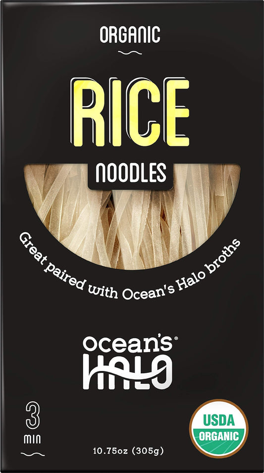 Ocean's Halo Organic and Gluten-free Ingredients Rice Noodles 6.3 oz, 3 pack