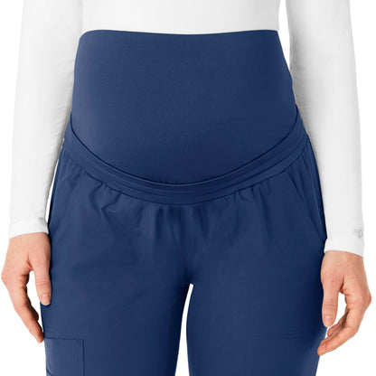 Carhartt Women's Maternity Jogger Scrub Pant - Navy, XS