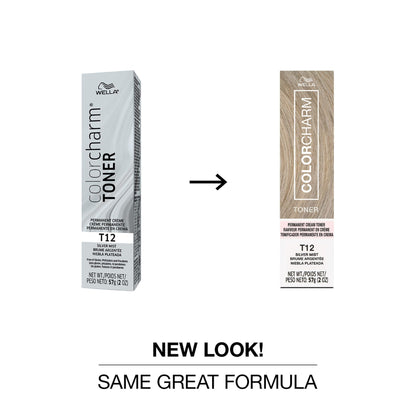 COLORCHARM Permanent Crème Hair Toner | Free of Animal-Derived Ingredients, Parabens Free & Gluten Free | 2 oz