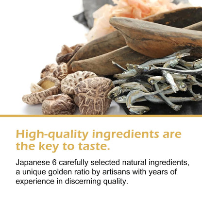 TALCUFON Dashi Stock (Dashi Broth, Dashi Packet), Umami Dashi Soup Stock, Use 6 Carefully Selected Natural Ingredients, Made in Japan, 8g×15 packets