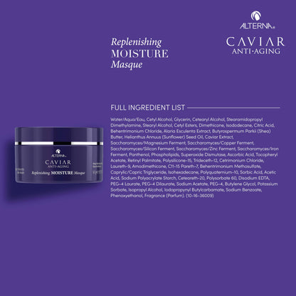 Alterna CAVIAR Anti-Aging Replenishing Moisture Hair Masque | Replenishes Dry, Coarse, Damaged Hair | Sulfate Free