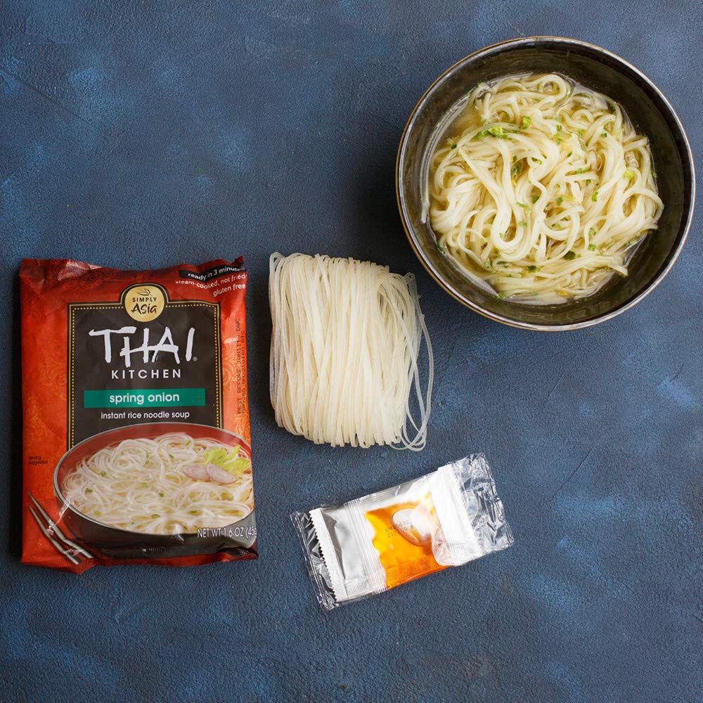 Thai Kitchen Gluten Free Spring Onion Instant Rice Noodle Soup, 1.6 oz