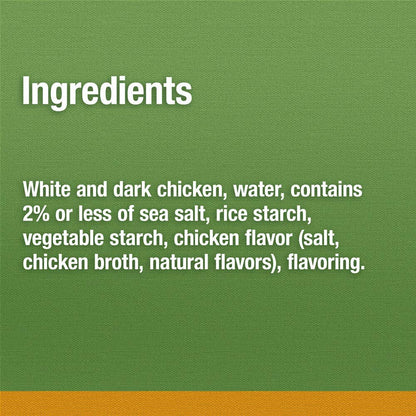 VALLEY FRESH, Chuck Chicken in Water, White & Dark, 10 Ounce (Pack of 12)