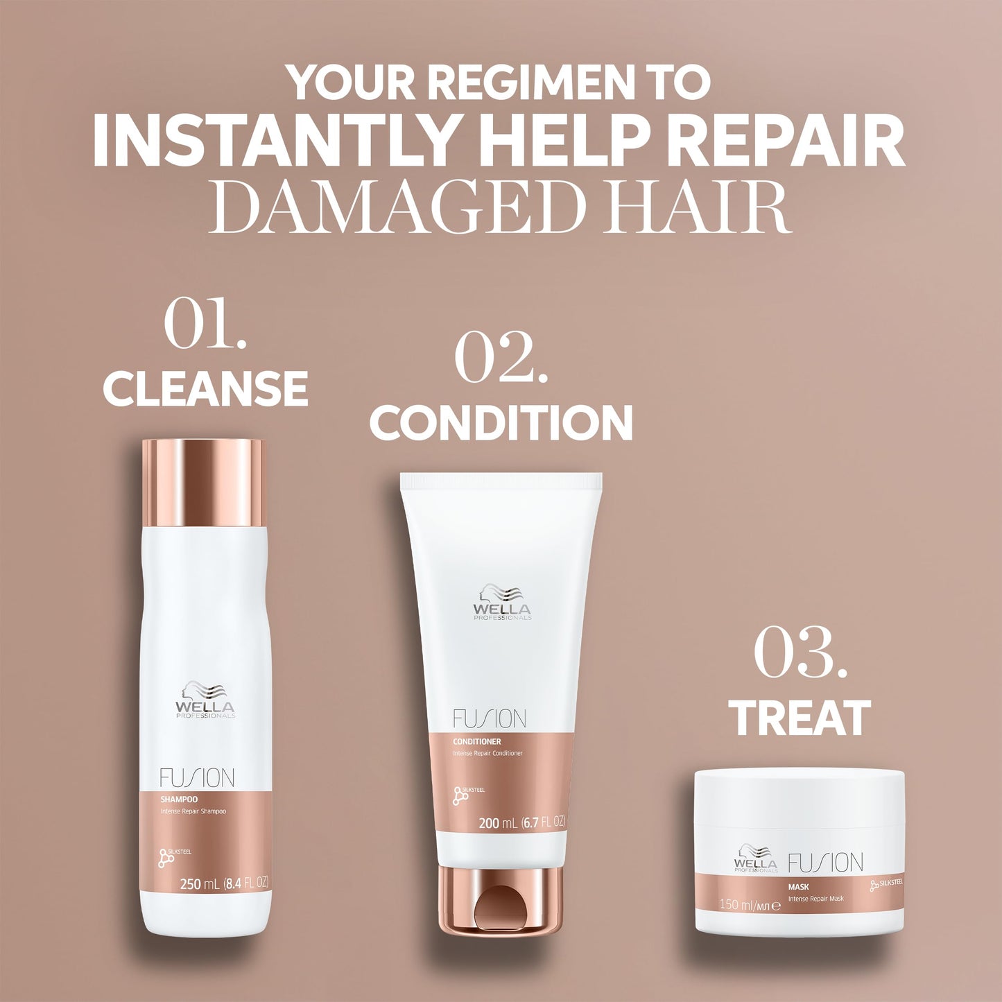 Wella Professionals Fusion Intense Repair Conditioner for Damaged Hair