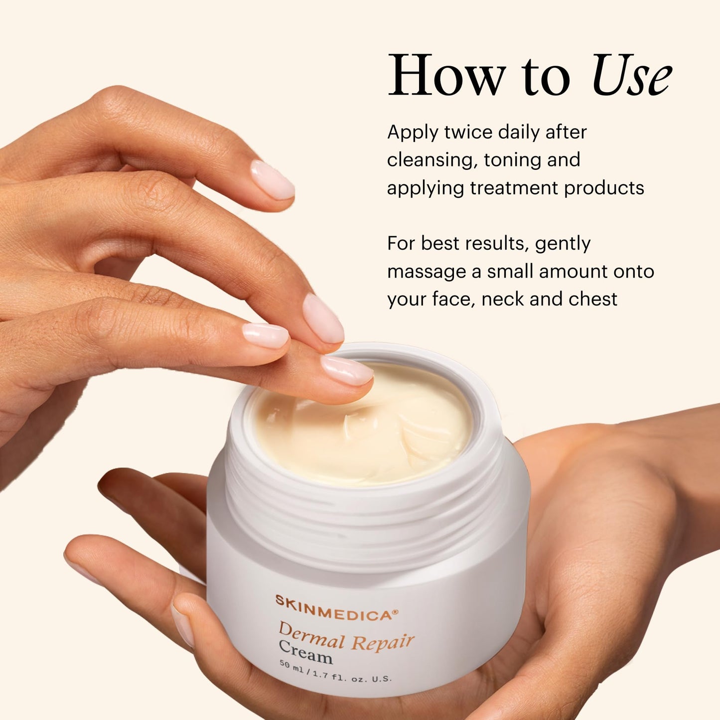 SkinMedica Dermal Repair Cream - Hydrating, Ultra Rich Face Moisturizer. Infused with High Levels of Antioxidants including Vitamin C + Vitamin E