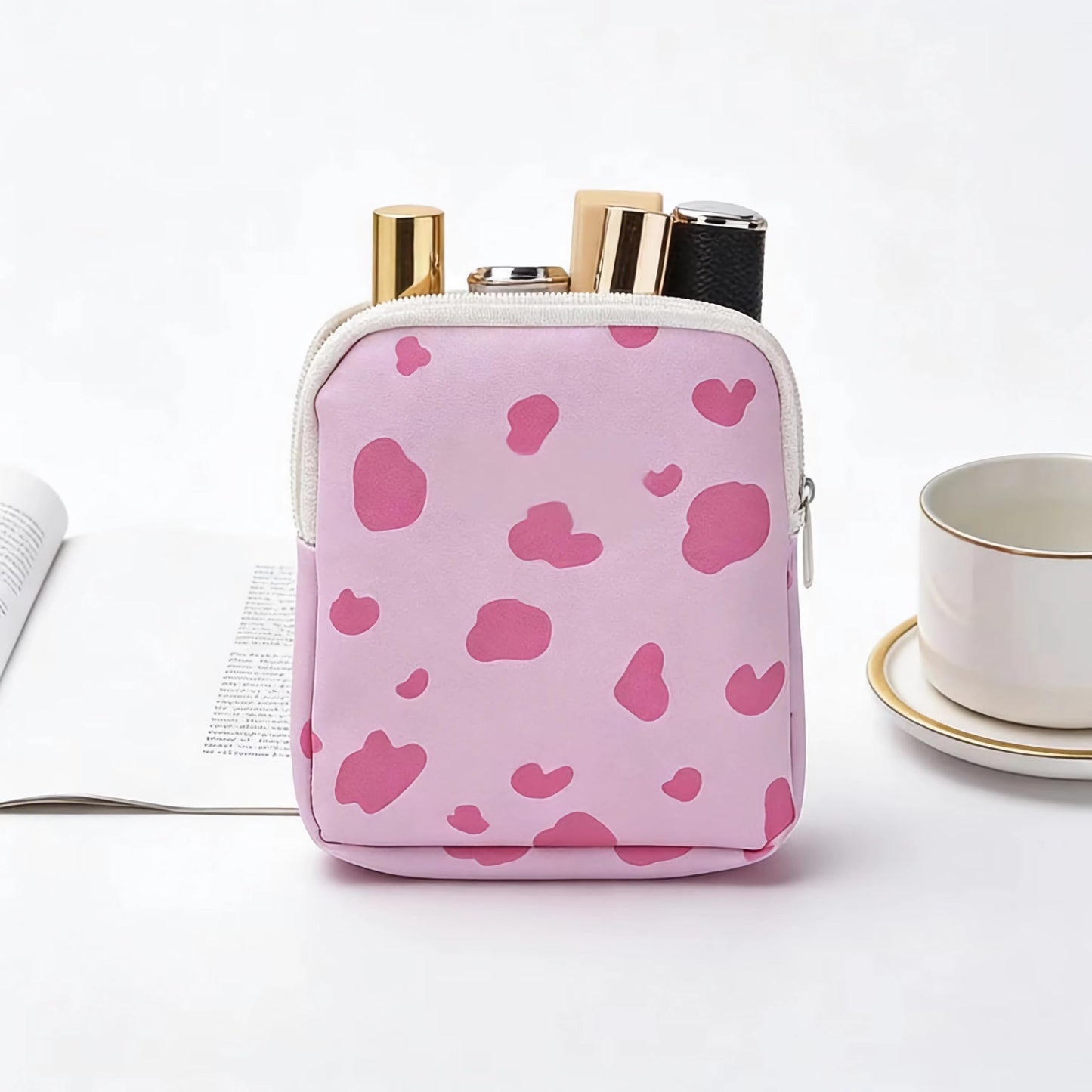 2-piece Sanitary Napkin Storage Pouch - Reusable Period Bag for Pads - Discreet pad Bag or Period Pouch