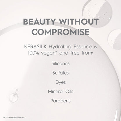 KERASILK Hydrating Essence, Rinse Treatment for Hydration & Shine, 150ml