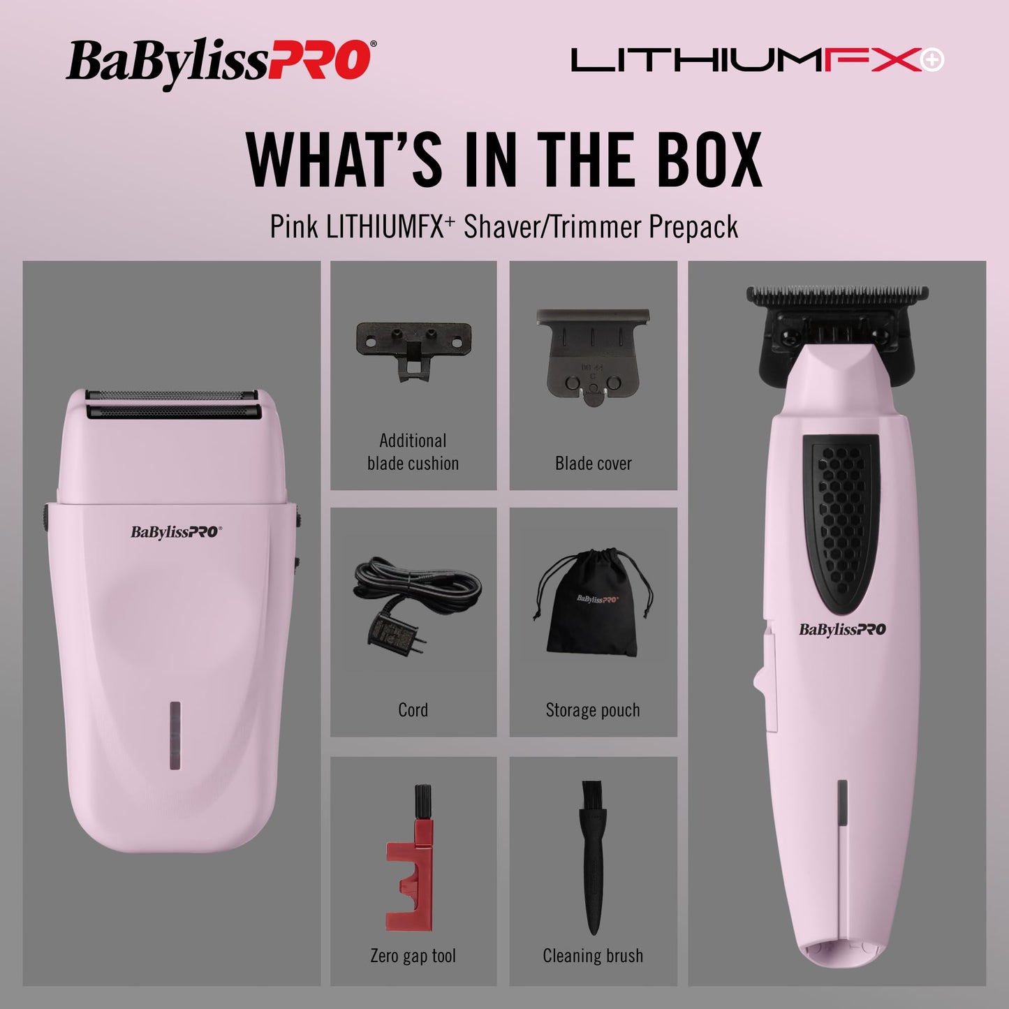 LithiumFX Cord/Cordless Lithium Ergonomic Hair Trimmers for Men