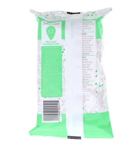 Summer's Eve Cleansing Cloths, Aloe Love, 32 ea - 2pc