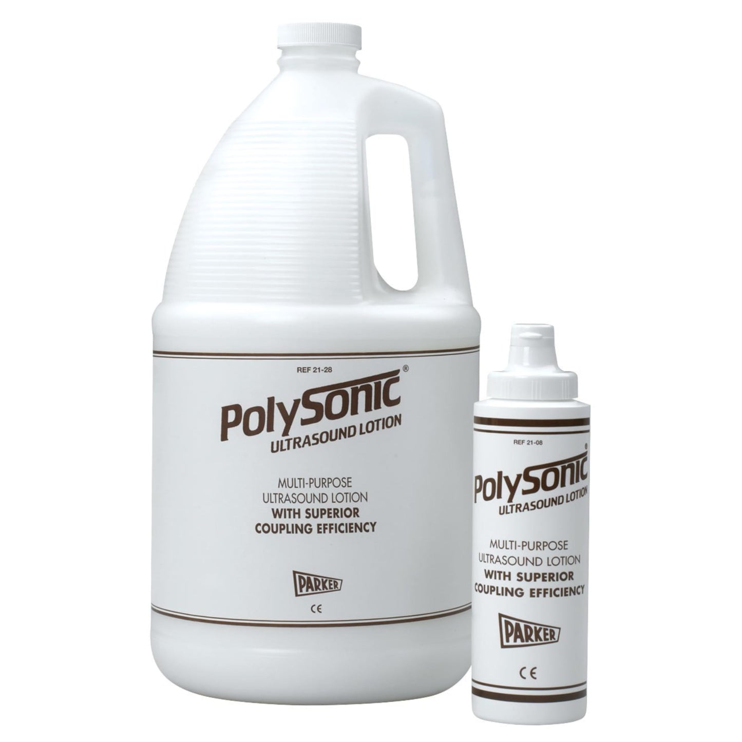 Polysonic Ultrasound Lotion, 1 Gallon with Refillable Dispenser Bottle - 128 Fl Ounce