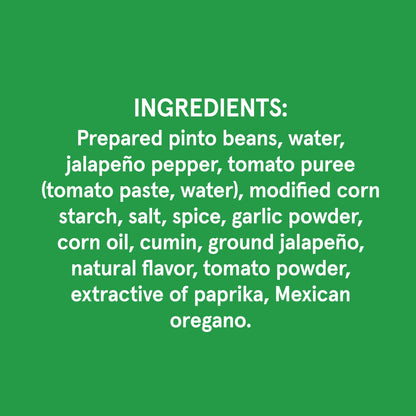 BUSH'S BEST 15 oz Canned Southwest Zest Pinto Beans, Source of Plant Based Protein and Fiber, Low Fat, Gluten Free, (Pack of 12)