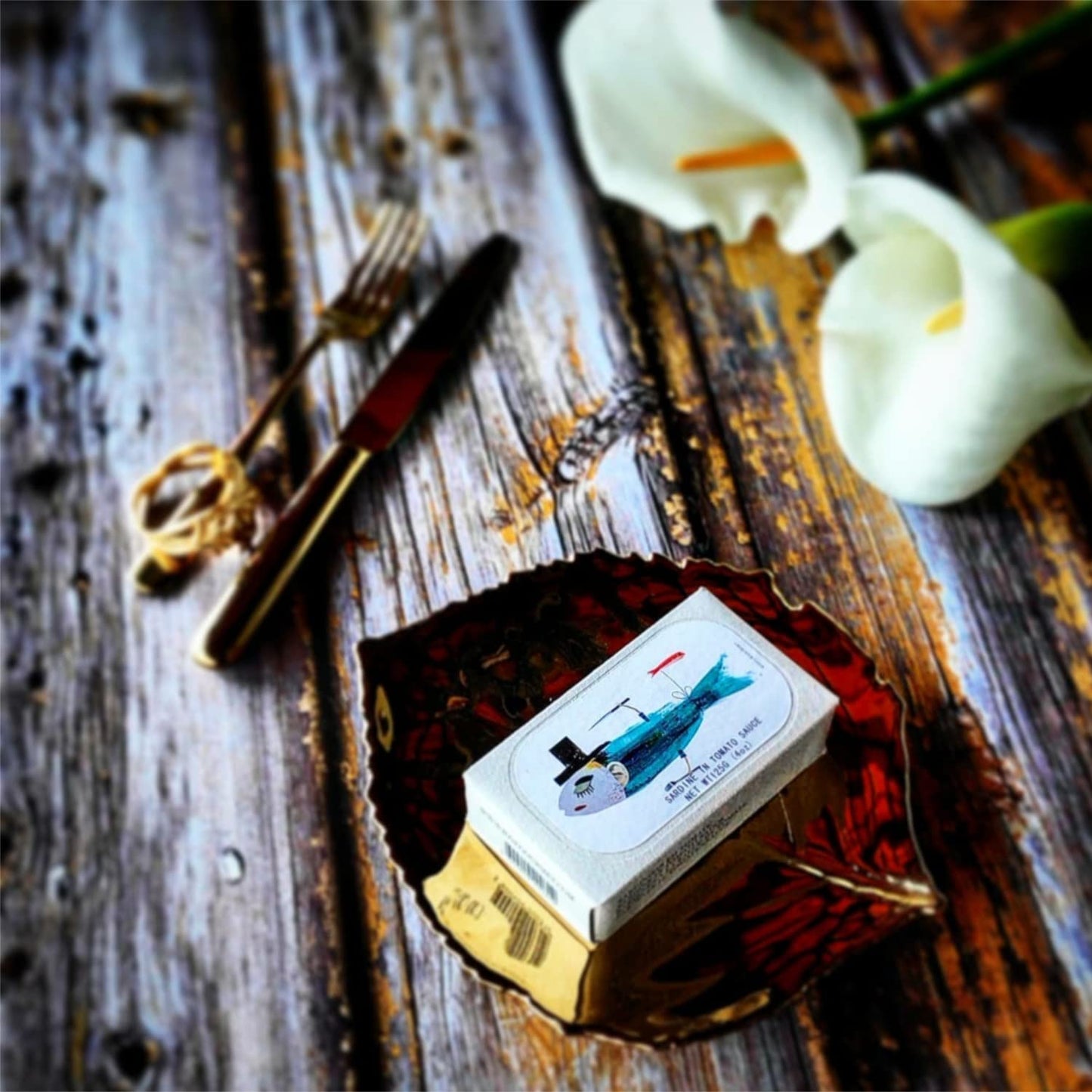 Canned Sardines in Tomato Sauce by Jose Gourmet, Wild Caught Portuguese Sardines, Canned Fish in Tomato Sauce, Omega 3, Fair Trade, 125g Can