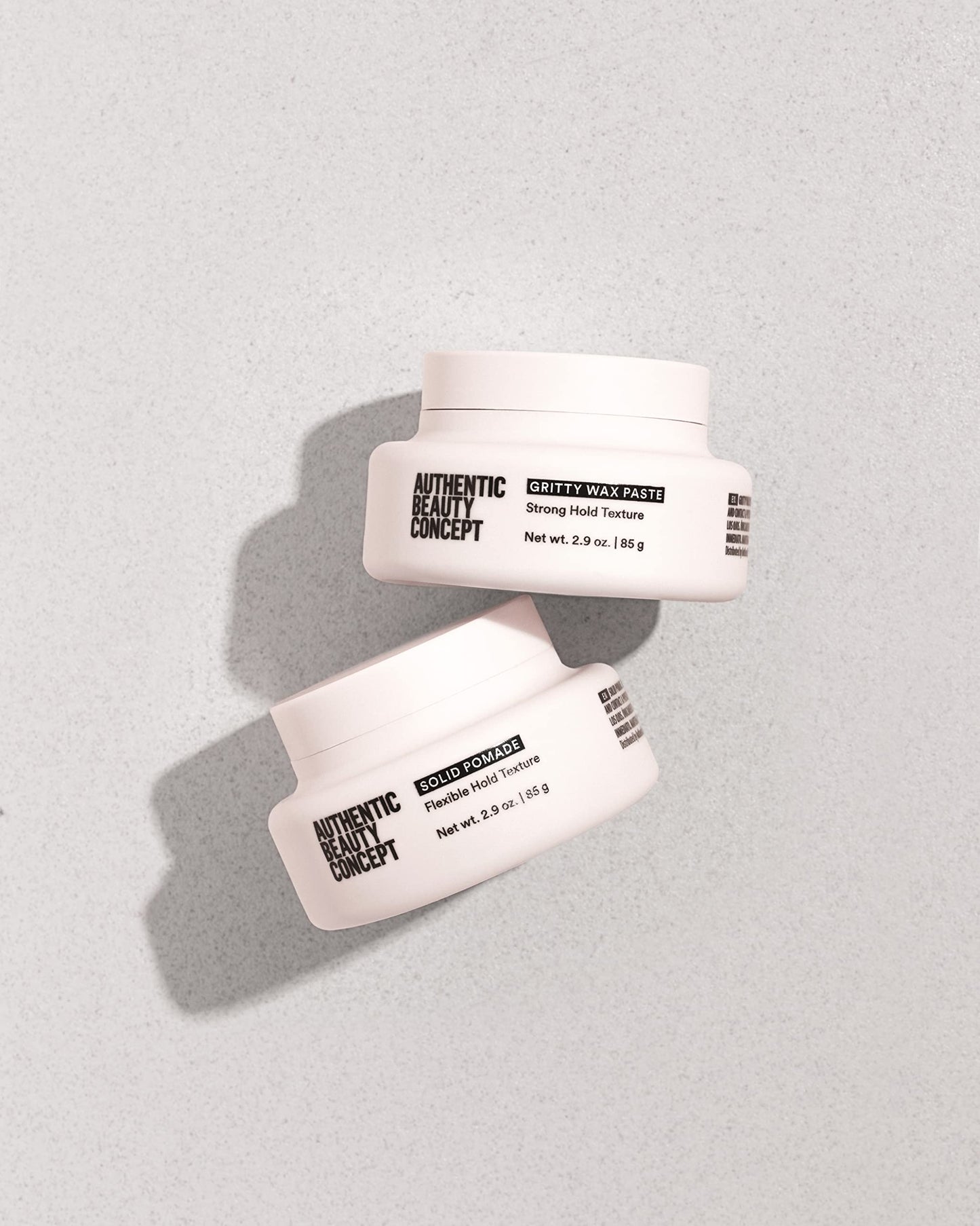 Authentic Beauty Concept Solid Pomade | Texture Hair Pomade | Medium Hold | Shiny Finish | All Hair Types | Vegan & Cruelty-free | Silicone-free | 2.9 oz.