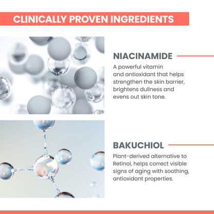 Avène Vitamin Activ Cg Radiance Concentrated Serum, Radiance Boosting Vitamin C Serum, powered by Vitamin Cg + Niacinamide + Bakuchiol, Visbily Reduce Wrinkles, Dark Spots & Fine Lines, 1 FL Oz