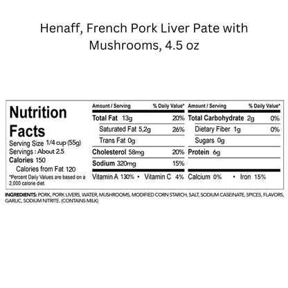 From France Henaff Mix Pates and Rillette 4 Types of Different Tastes
