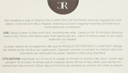 COLLEEN ROTHSCHILD Clarifying Detox Mask | Draws Out Pore-Clogging Impurities | Promotes Clear Skin | Formulated With Charcoal, Vitamin C & Glycolic Acid (1.7 fl oz)