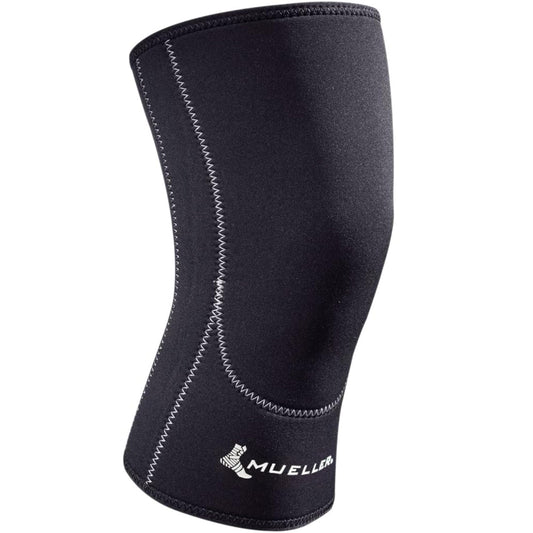 Mueller Sports Medicine Closed Patella Knee Sleeve, Knee Pain Relief Support for Men and Women, Ideal for Arthritis, Sprains, Black