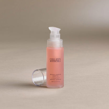 COLLEEN ROTHSCHILD Retinol Supreme Night Oil | Highest Concentration of Stabilized Retinol Boosts Skin's Natural Repair Process | THD Ascorbate (Vitamin C) Brightens & Evens Complexion (1 fl oz)