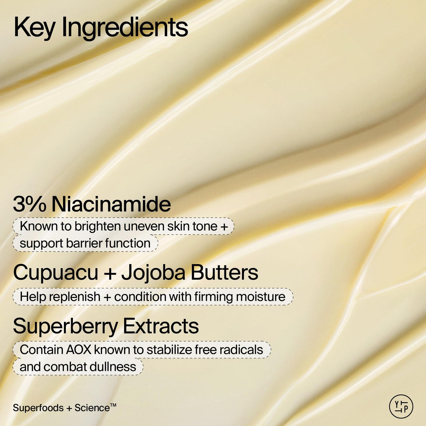 Youth To The People Superberry Hydrate + Glow Dream Body Butter - 3% Niacinamide + Jojoba Oil, Shea + Cupuaçu Butters, Yuzu + Green Tea + Blonde Woods Scented Body Lotion, Firming Moisturizer, Vegan